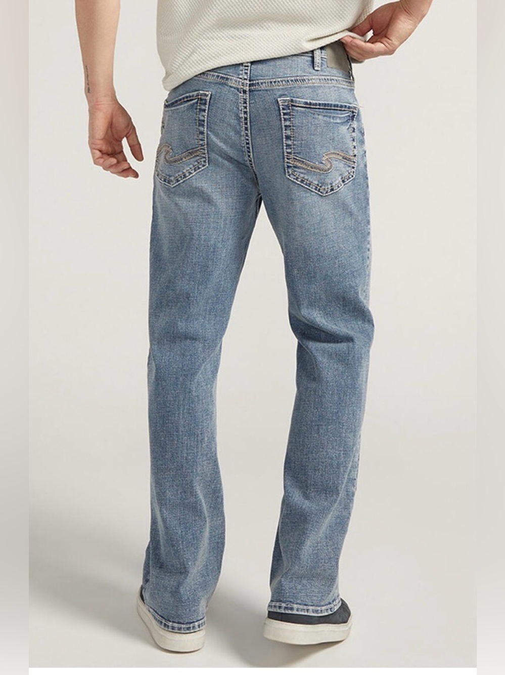 Silver Zac Relaxed Fit Men's Jeans Indigo 36x32